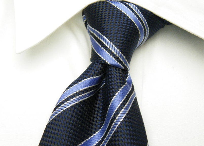 基本のブルー系ネクタイ｜GIORGIO DANIELI｜KOWA扱い｜ストライプ