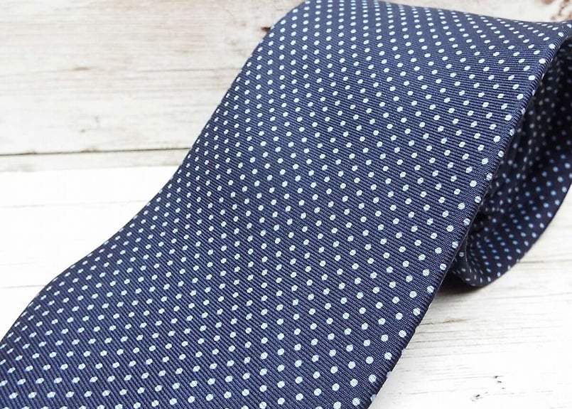 ꧁美品꧂ ボス ネクタイ ナロータイ 現行タグ ドット 水玉 ネイビー ブラック 美品꧂ ボス ネクタイ ナロータイ ドット 水玉 ボウタイ