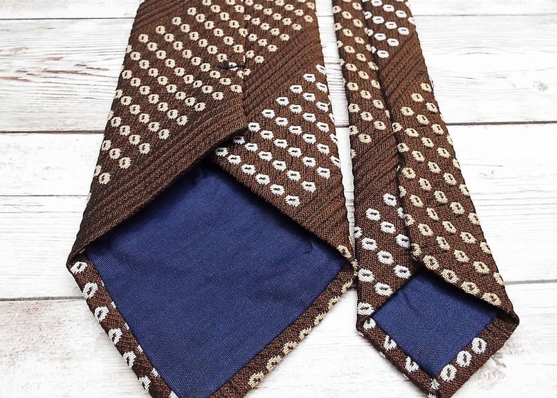 伝統芸術 手しぼり ネクタイ 総柄 メンズ ブラウン necktie 楽天市場】【39％OFFクーポン配布中】手しぼり ネクタイ ブランド