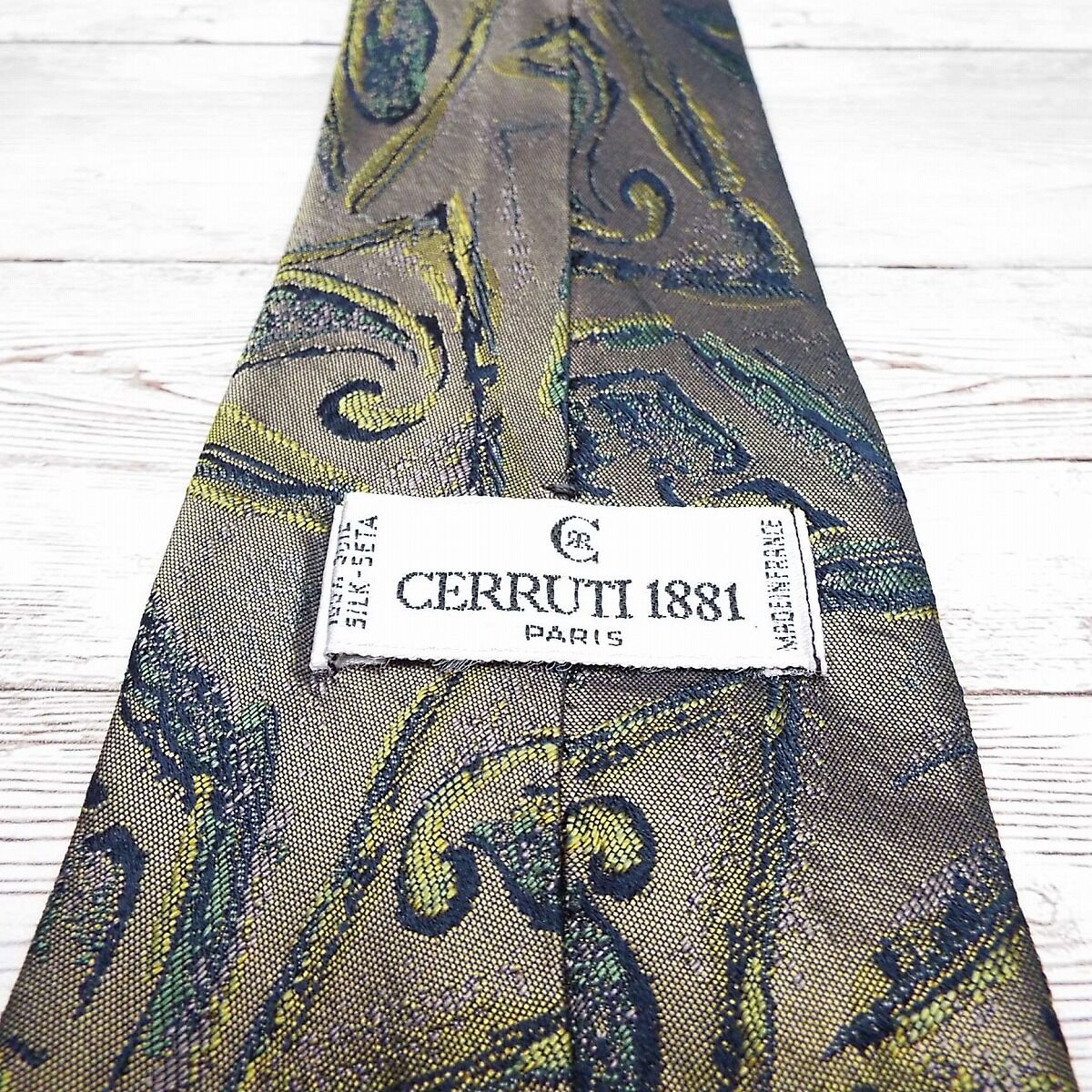フランス製のペイズリーデザイン】CERRUTI1881 チェルッティ