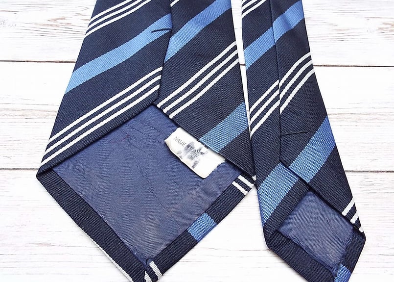 学生コスプレにも◎｜MRSITYMATE ストライプ柄ネクタイ（ネーム記載