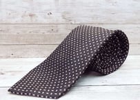 幾何学模様の素敵ネクタイ｜WAKO 銀座和光 ジャガード織り 総柄