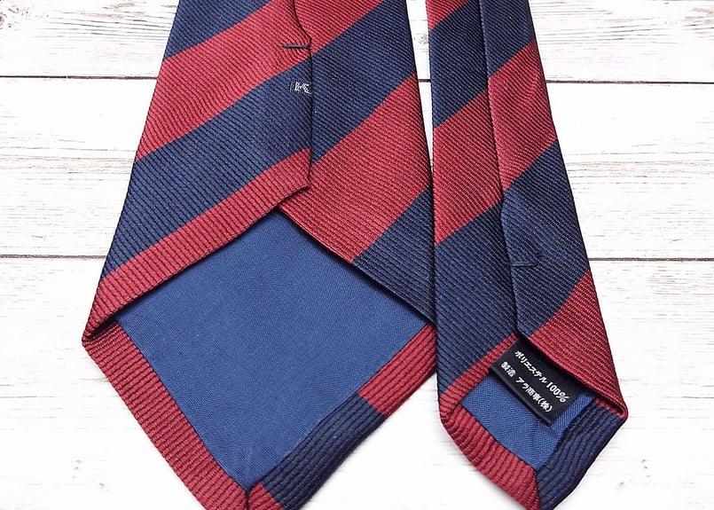 ◇美品◇Christian Dior ネクタイ 紺色 ストライプ ドット 美品