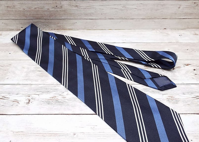学生コスプレにも◎｜MRSITYMATE ストライプ柄ネクタイ（ネーム記載