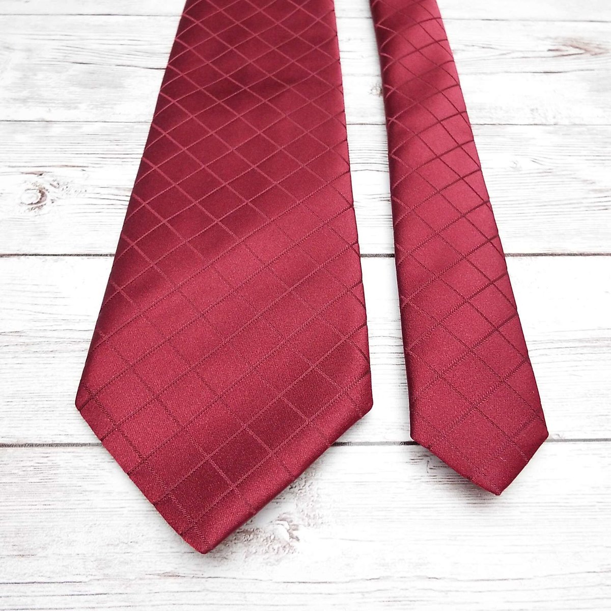 90年代ビンテージ】日本製 エーゼット スクエアパターンネクタイ