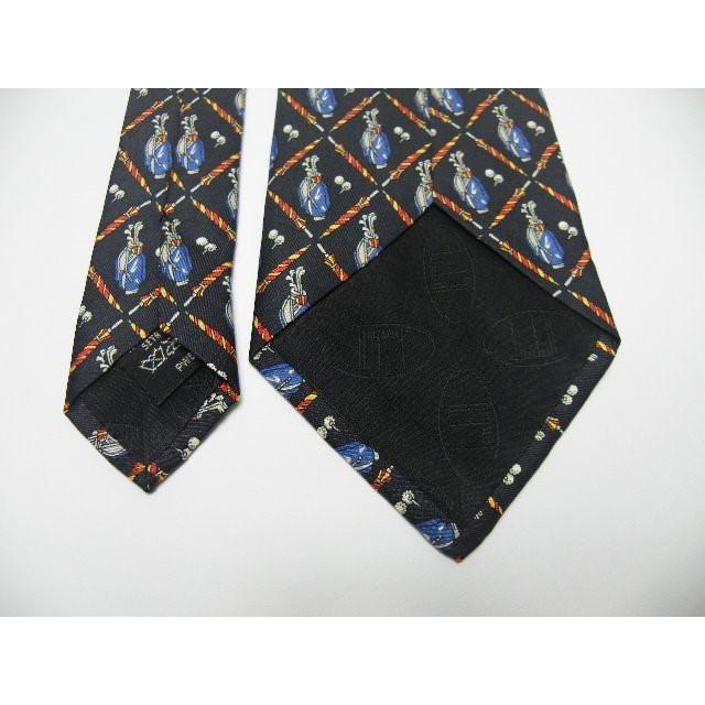 ゴルフ好きな方にも◎】イタリア製 ダンヒル（Dunhill）ゴルフ柄総柄  