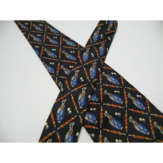 ゴルフ好きな方にも◎】イタリア製 ダンヒル（Dunhill）ゴルフ柄総柄  