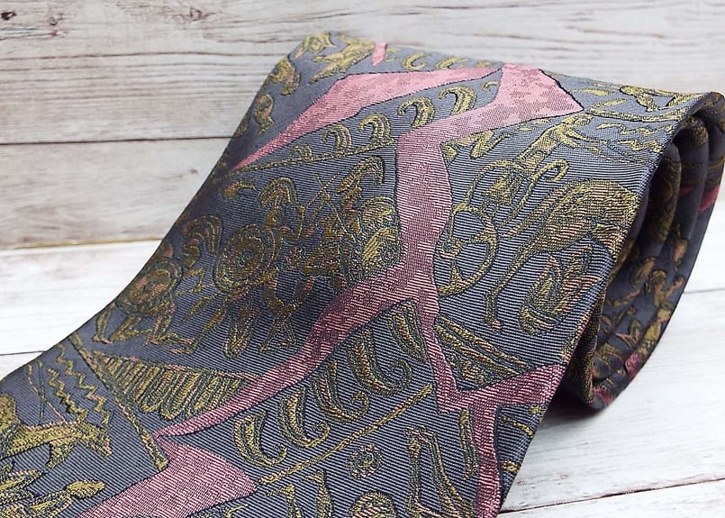 昭和レトロ【銀座田屋】GINZA TAYA est1905 エジプト 抽象模様