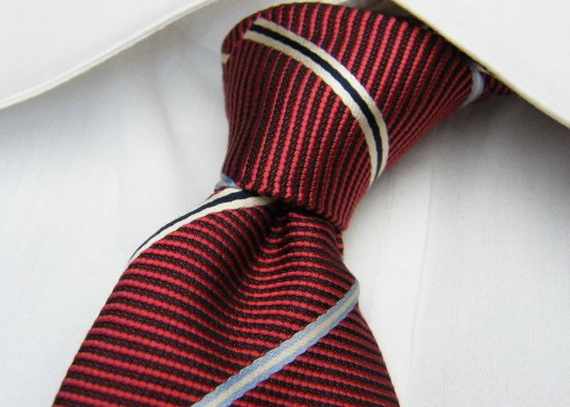 REGAL（㈱秋田扱い）】勝負ネクタイ レッドレジメンタルネクタイ【赤金