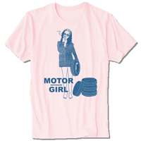 Motor Girl Tシャツ / aeronauts(PINK)