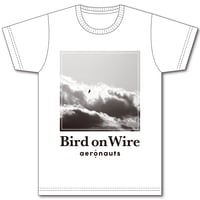 aeronauts Bird on Wire Tシャツ White/Black