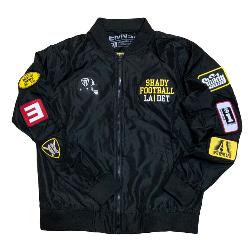 Applebum Eminem 浮世絵コーチジャケット エミネム EMINEM OFFICIAL/SHADY FOOTBALL LIGHT WEIGHT BOM