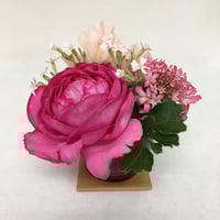 《花と漆器と色》ありがとう