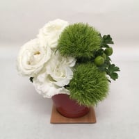 《花と漆器と色》クリスマス（冬）