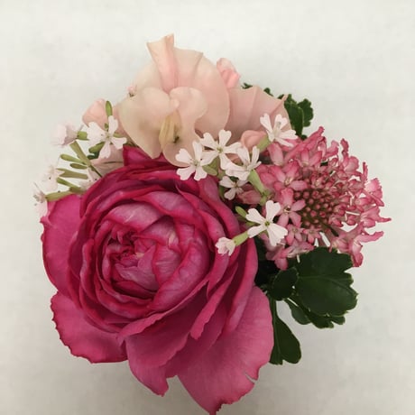 《花と漆器と色》ありがとう