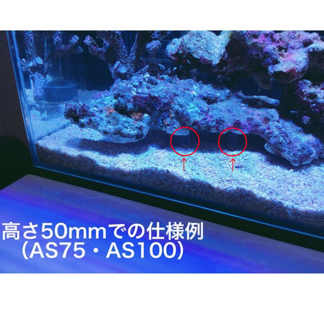【レターパック対応】アクリル製スタンド  AS75-H75 ハイ ライブロックスタンド（75×75×75） 水槽用 レイアウト用 ライブロック用 サンゴなどに アクリル 台 サンゴ台 珊瑚台