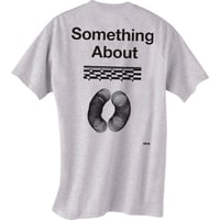 “Compuma meets Haku” T-shirt（グレー）ステッカー付き!!! SOMETHING ABOUT 2016