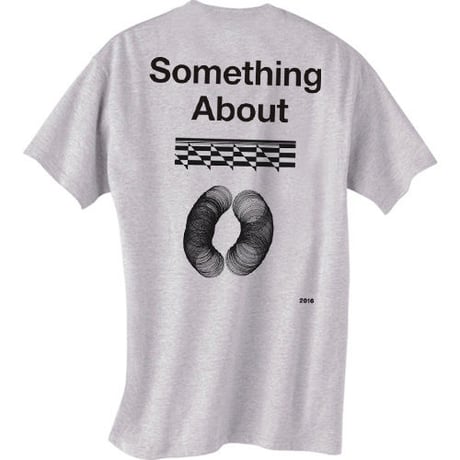 “Compuma meets Haku” T-shirt（グレー）ステッカー付き!!! SOMETHING ABOUT 2016