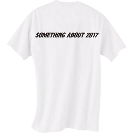 “Vs Sound of Life” T-shirt（白）ステッカー付き!!! SOMETHING ABOUT 2017