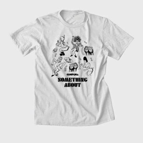くねくねTEE "Go Wiggle!!!T-shirt"（白）SOMETHING ABOUT 2014