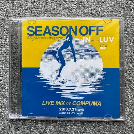 new!!! COMPUMA「SEASON OFF ON LUV rub Scrub RUB vol.17」限定再発2026
