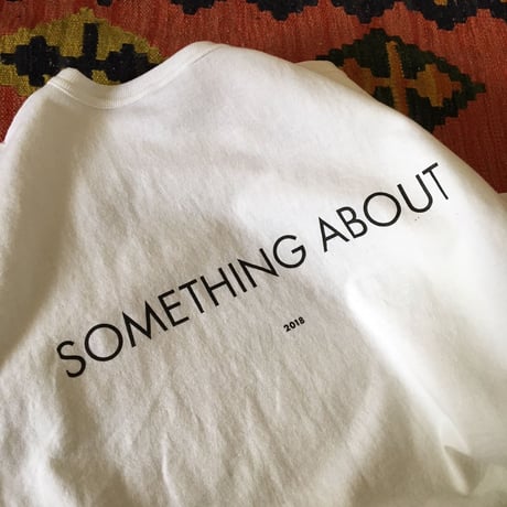 “Repricant Compuma” T-shirt（白）ステッカー付き!!! SOMETHING ABOUT 2018
