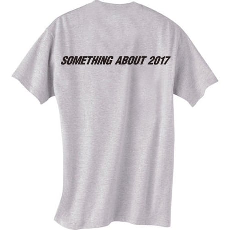 “Vs Sound of Life” T-shirt（グレー）ステッカー付き!!! SOMETHING ABOUT 2017