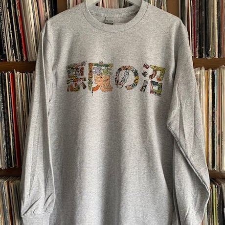 「悪魔の沼Tシャツ（グレー・長袖）」Lサイズのみ