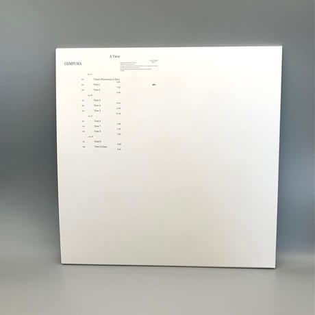 COMPUMA「A View」2LP（＋Download Code）定形外郵便