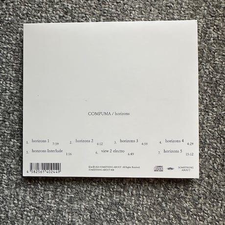 2024.9.20 release !! COMPUMA「horizons」CD