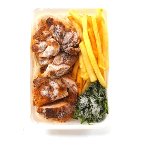 [冷凍発送]アフリカンチキン弁当【ピリ辛マリネチキン】