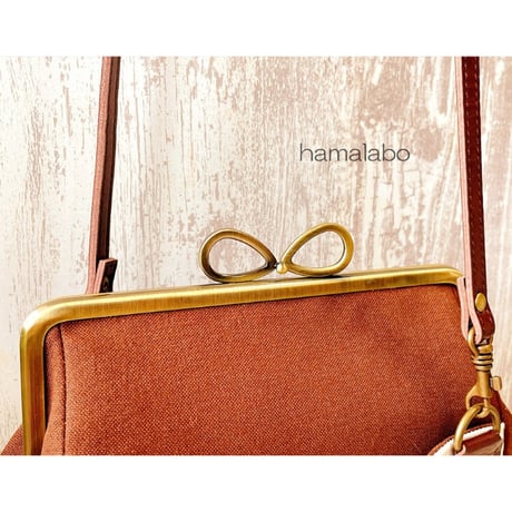 【HA-1801】18cm/角型口金/(新リボン×ブラック)