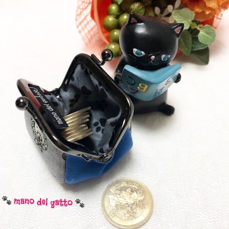【対象口金購入で無料ダウンロード】KT-1028がま口小銭入れの型紙＆レシピ(コロリン型)【 5.5cm用】