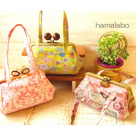 【HA-1480】<横ひねり>12cm/角型の口金(メタルスター×アンティークゴールド)