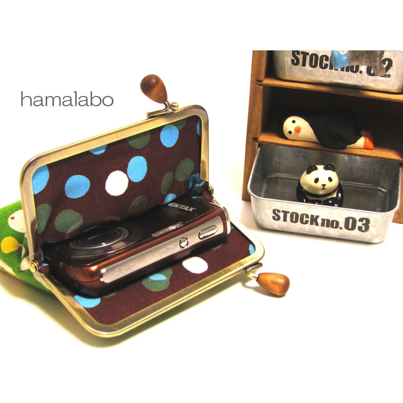 KT-1059】がま口シンプルポーチ＆がま口移動ポケットの型紙＆レシピ