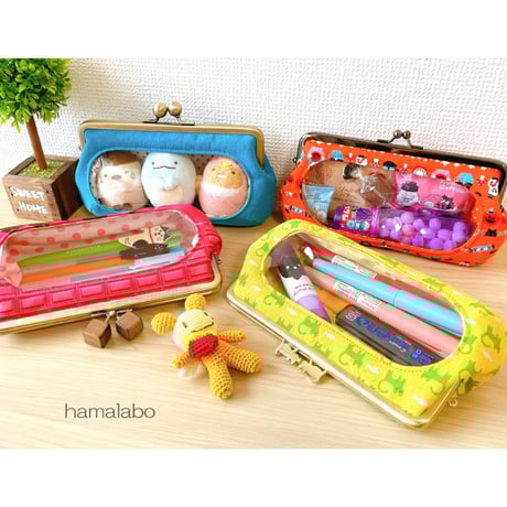 がま口の日セール！今回限りの限定大特価品！【HA-2561】16.5cm口金/(ナツメひねり×アンティークゴールド)・カン付き