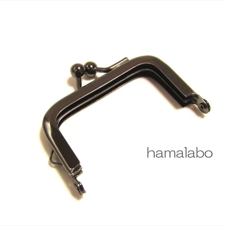 【HA-1694】5.5cm口金/(ブラック)　5本セット