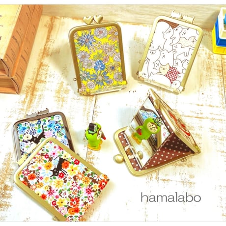 【HA-2012】ハート口金 7.5cm角型/足長タイプ (ブラック)