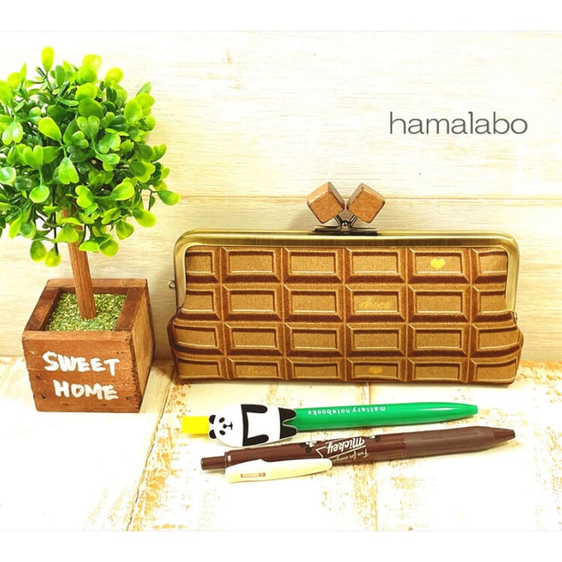 KT-1002】がま口ペンケースの型紙＆レシピ【16.5cm用】 | Hamalabo-2n