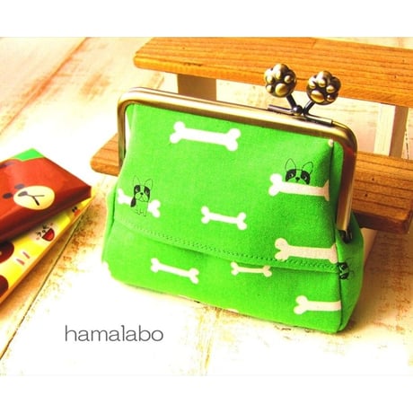 【KT-1058】がま口ティッシュinポーチの型紙＆レシピ【12cm/角型用】