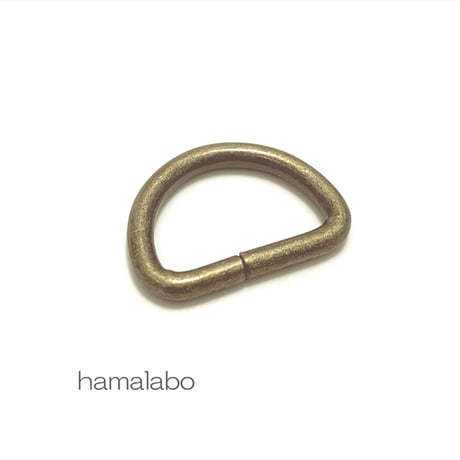 【HA-698】Dカン(20mm幅)×4個入り(アンティークゴールド)
