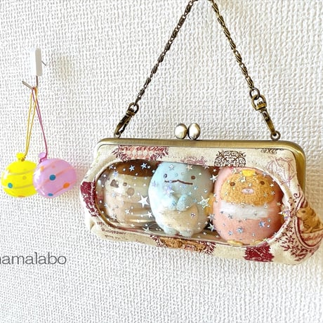 がま口の日セール！今回限りの限定大特価品！【HA-2560】16.5cm口金/(ナツメひねり×ゴールド)・カン付き