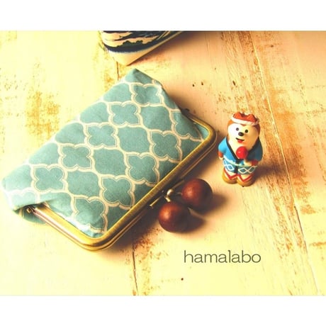 【KT-2064】がま口御朱印帳入れ(縦に1冊収納)の型紙＆レシピ【18cm/角型用】