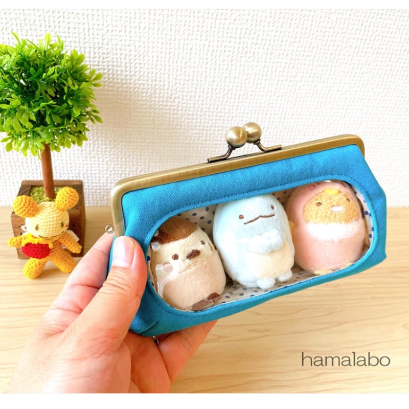 10月28日販売開始！【KT-2157】横長サイズ版！推しぬい用がま口ポーチ