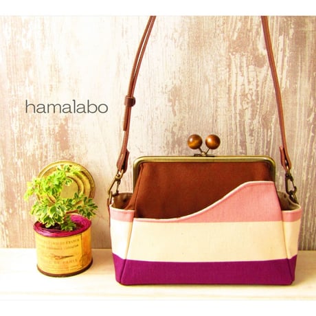 廃盤予定【HA-1670】ネコカン口金/(肉球×横ネコカン)/18cm角型(アンティークゴールド)・カン付き