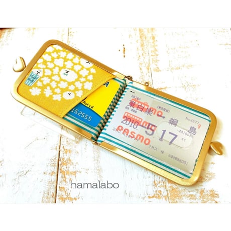 【HA-2012】ハート口金 7.5cm角型/足長タイプ (ブラック)