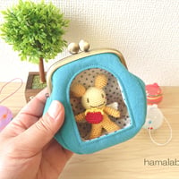 【KT-2153】☆アーチ窓＆マチ別タイプ☆推しぬい用がま口ポーチの型紙＆レシピ【9.9cm/くし型用】
