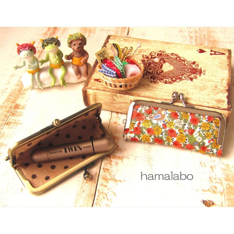 KT-2077】縫って作る！がま口印鑑ケースの型紙＆レシピ【8.5cm用