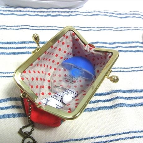 【KT-1006】がま口小物入れ・お薬ケースの型紙＆レシピ【8.5cm用】