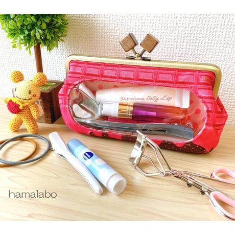 【HA-2019】16.5cm木玉/角型(茶色の木キューブ×アンティークゴールド)